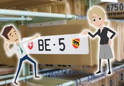 Autokontrollschild BE 5 Autokontrollschild BE 5