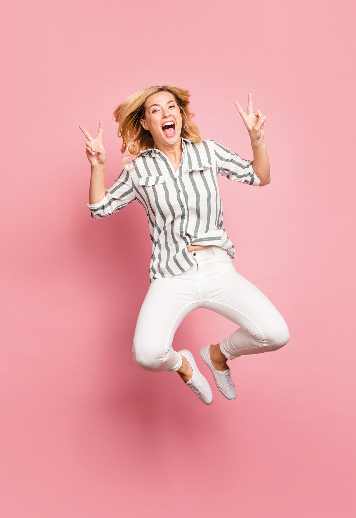 Glückliche Frau Glückliche Frau