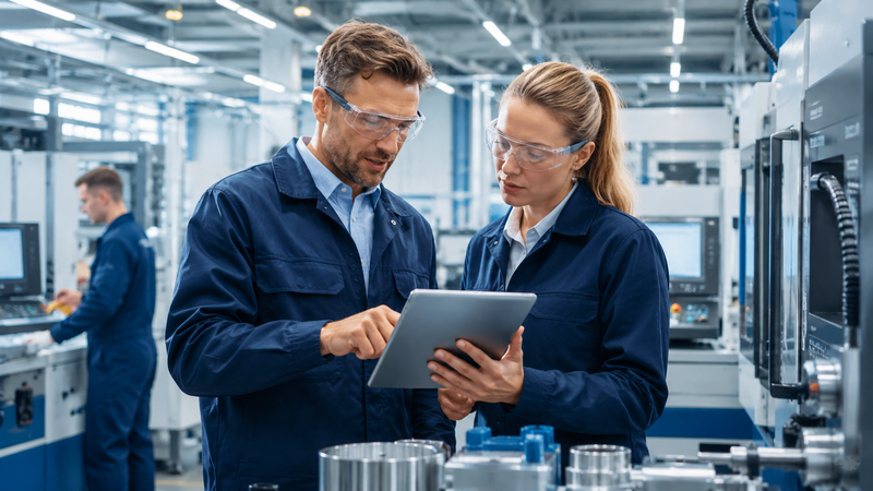 itarbeitende in der Fertigung planen Serviceprozesse mit ITSM und ESM Software itarbeitende in der Fertigung planen Serviceprozesse mit ITSM und ESM Software