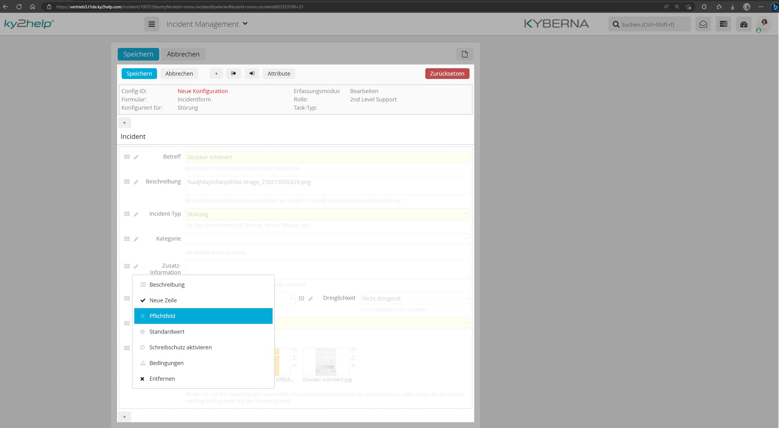 Integrierter Formulardesigner Integrierter Formulardesigner