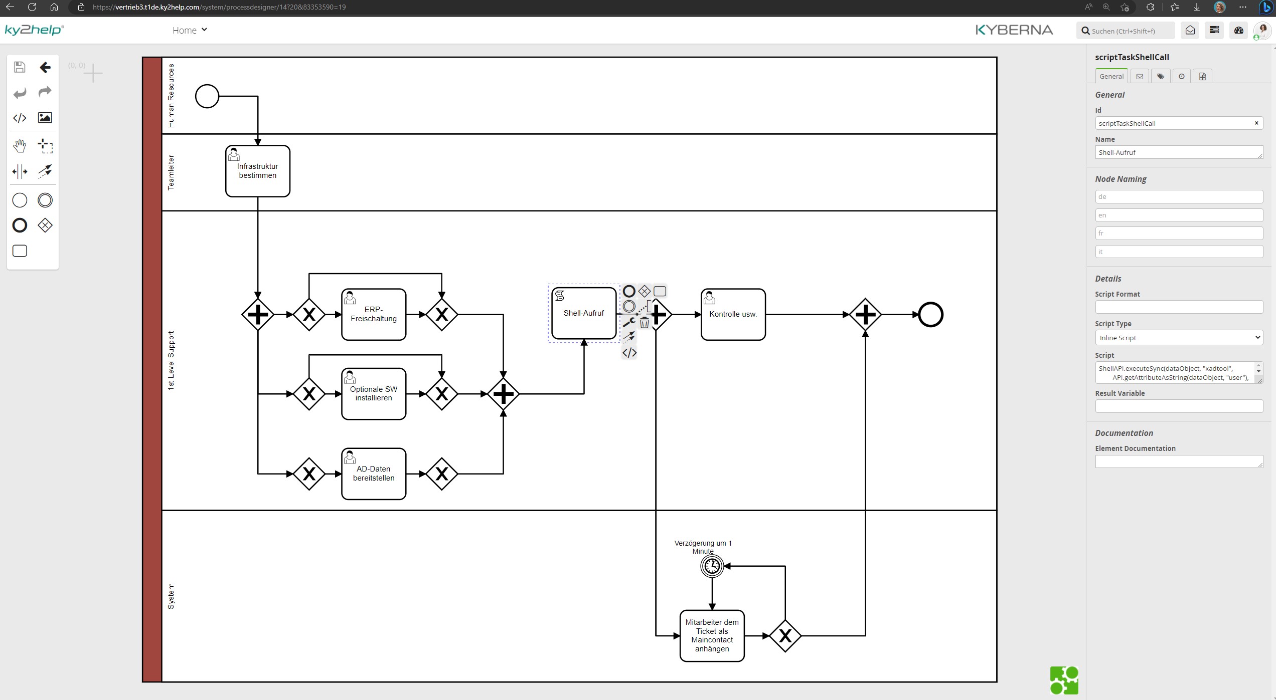 Integrierter Prozessdesigner (BPMN 2.0) Integrierter Prozess-Designer (BPMN2.0)